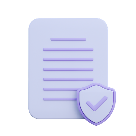 Archive Document  3D Icon