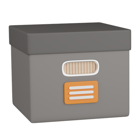 Archive File Box  3D Icon