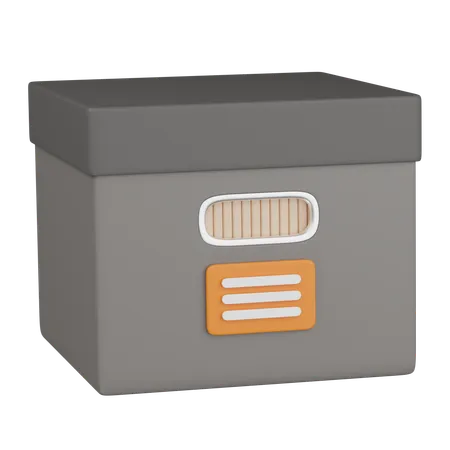 Archive File Box  3D Icon