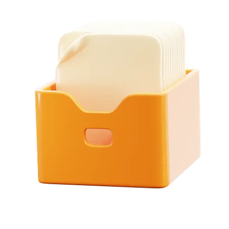 Archive File Box  3D Icon