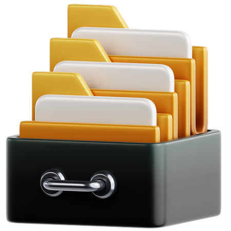 Tâche d'archivage  3D Icon