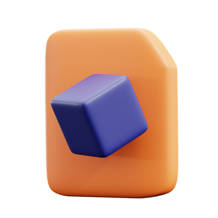 Archivo 3d  3D Icon