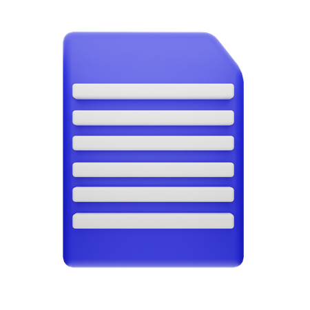 Archivo  3D Icon