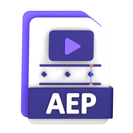 Archivo aep  3D Icon