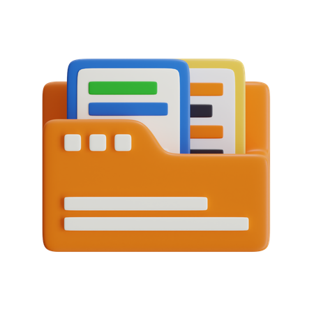 Archivo de archivos  3D Icon