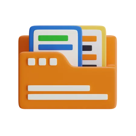 Archivo de archivos  3D Icon