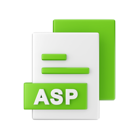 Archivo asp  3D Illustration