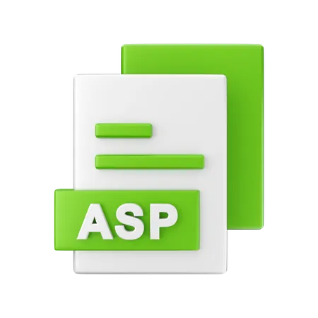 Archivo asp  3D Illustration