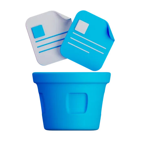 Archivo basura  3D Icon