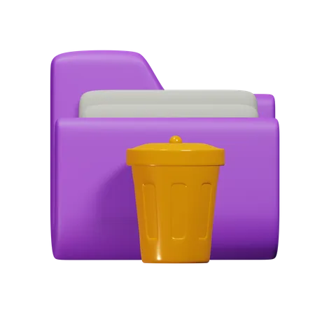 Archivo basura  3D Icon