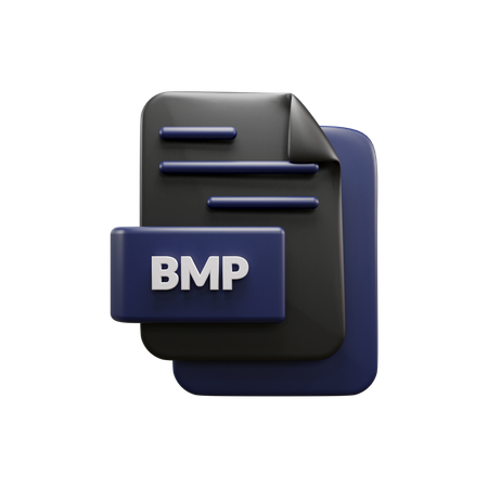 Archivo bmp  3D Icon