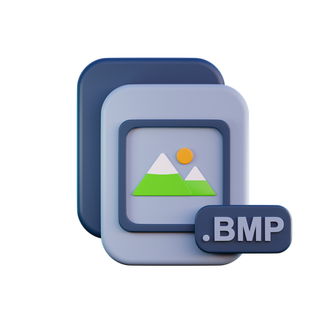 Archivo bmp  3D Icon