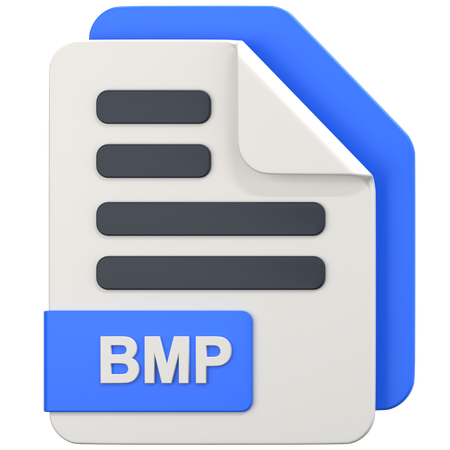 Archivo bmp  3D Icon