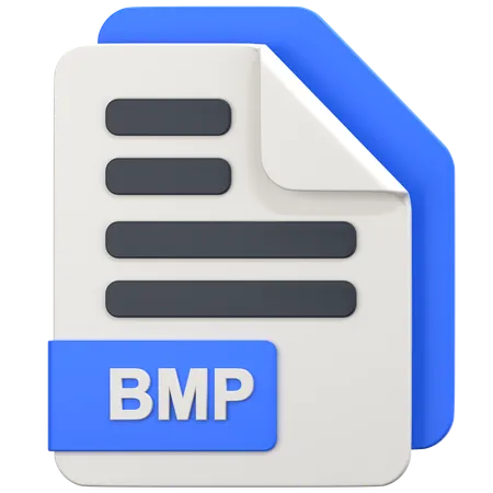 Archivo bmp  3D Icon