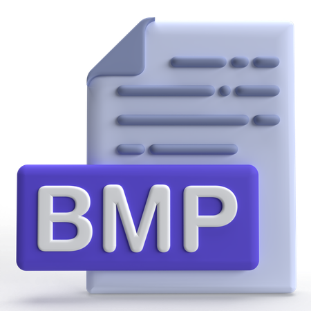 Archivo bmp  3D Icon