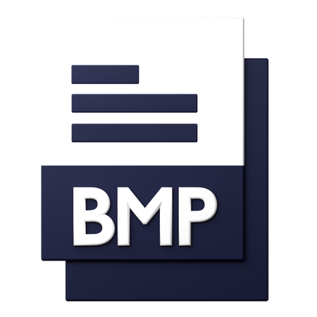 Archivo bmp  3D Icon