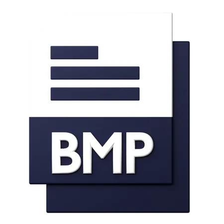 Archivo bmp  3D Icon