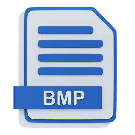 Archivo bmp  3D Icon