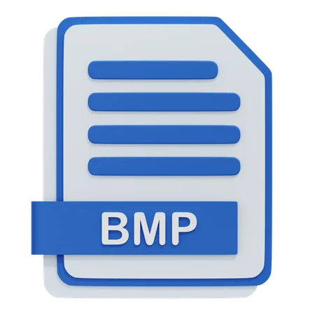 Archivo bmp  3D Icon