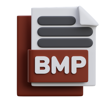 Archivo bmp  3D Icon