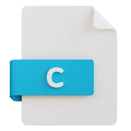 Archivo c  3D Icon