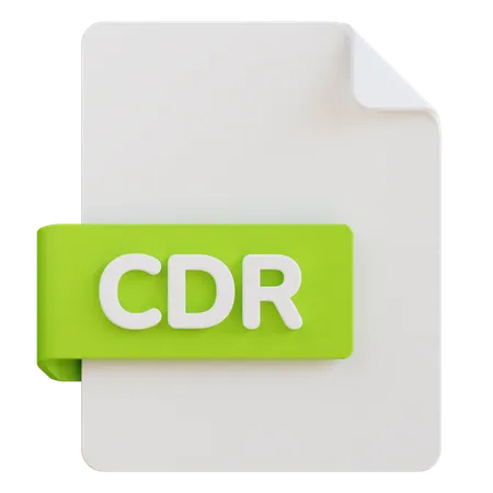 Archivo cdr  3D Icon