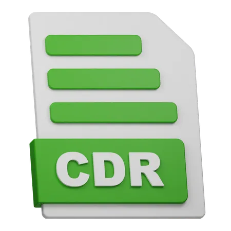 Archivo cdr  3D Icon