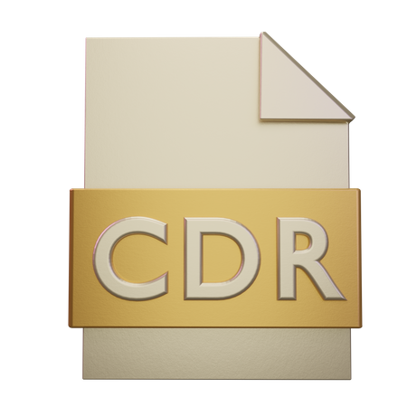Archivo cdr  3D Icon