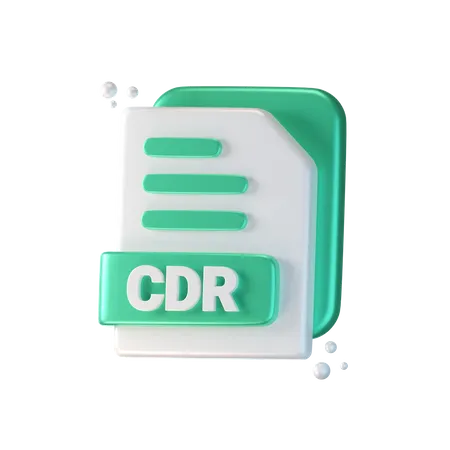 Archivo cdr  3D Icon