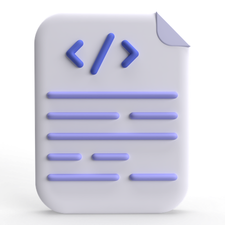 Archivo de código  3D Icon