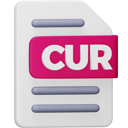 Archivo cur  3D Icon