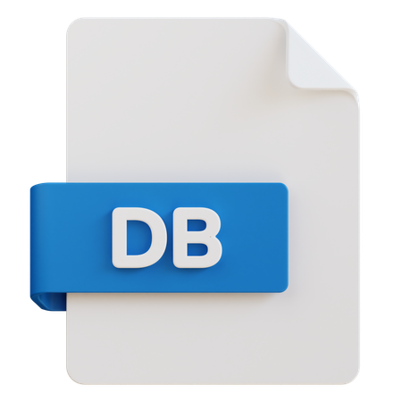 Archivo de base de datos  3D Icon