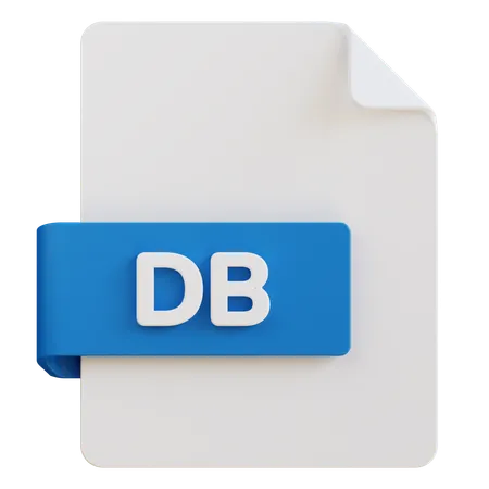 Archivo de base de datos  3D Icon