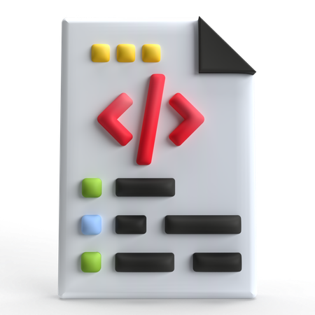 Archivo de código  3D Icon