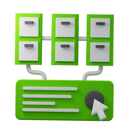 Archivo de datos  3D Icon