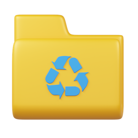 Reciclar archivo  3D Icon