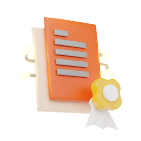 Archivo de recompensa  3D Icon
