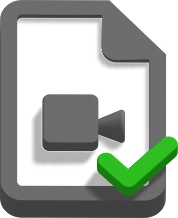 Archivo de vídeo  3D Icon