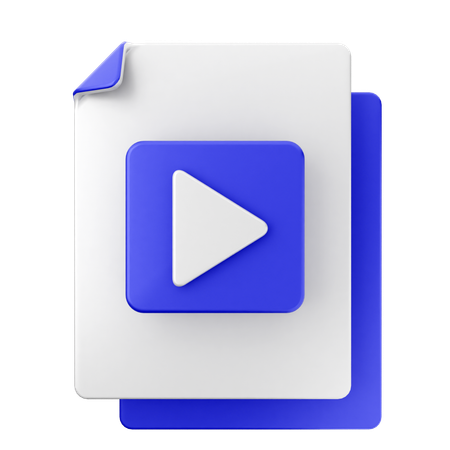 Archivo de vídeo  3D Icon