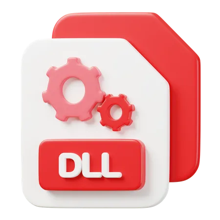 Archivo dll  3D Icon