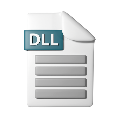 Archivo dll  3D Icon