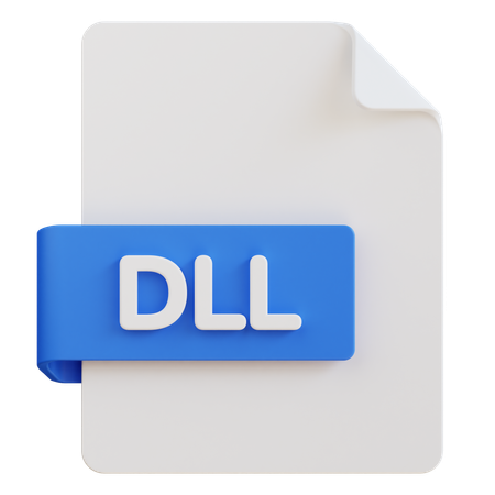 Archivo dll  3D Icon