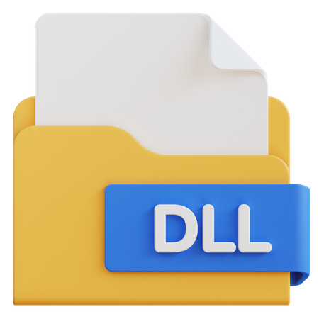 Archivo dll  3D Icon