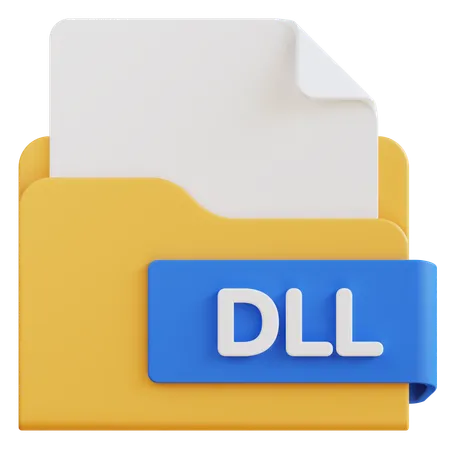 Archivo dll  3D Icon