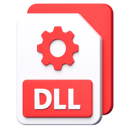 Archivo dll  3D Icon