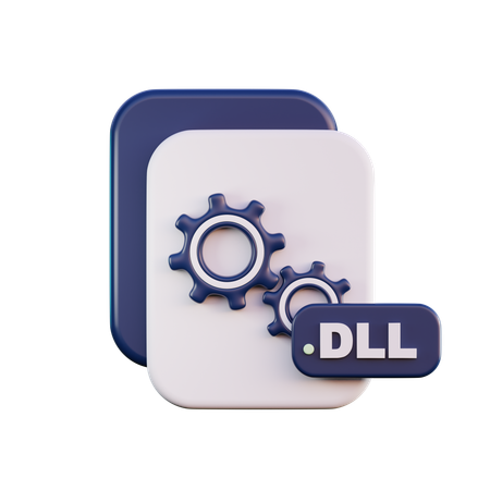 Archivo dll  3D Icon