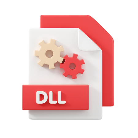 Archivo dll  3D Icon