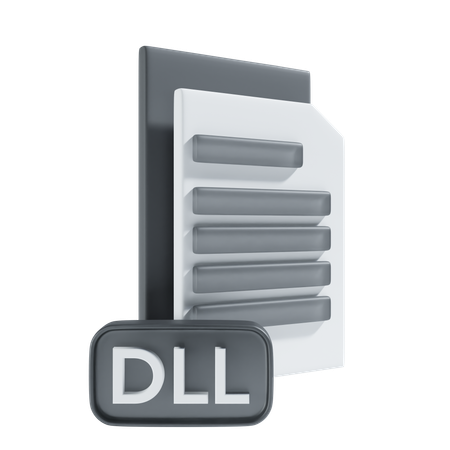 Archivo dll  3D Icon