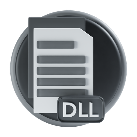 Archivo dll  3D Icon