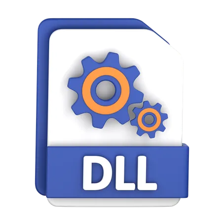 Archivo dll  3D Icon